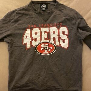 49ers Crewneck Long Sleeve Sweater